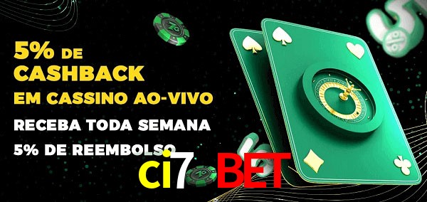 Promoções do cassino ao Vivo ci7 bet